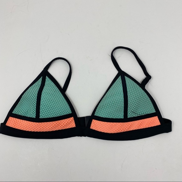Triangl Green Orange Bikini Medium - Picture 1 of 6